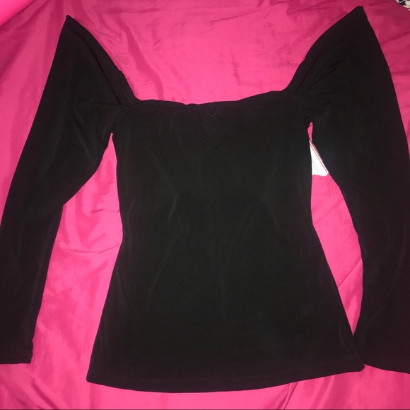 Nice Off the Shoulder Long Sleeve Top - Picture 1 of 4